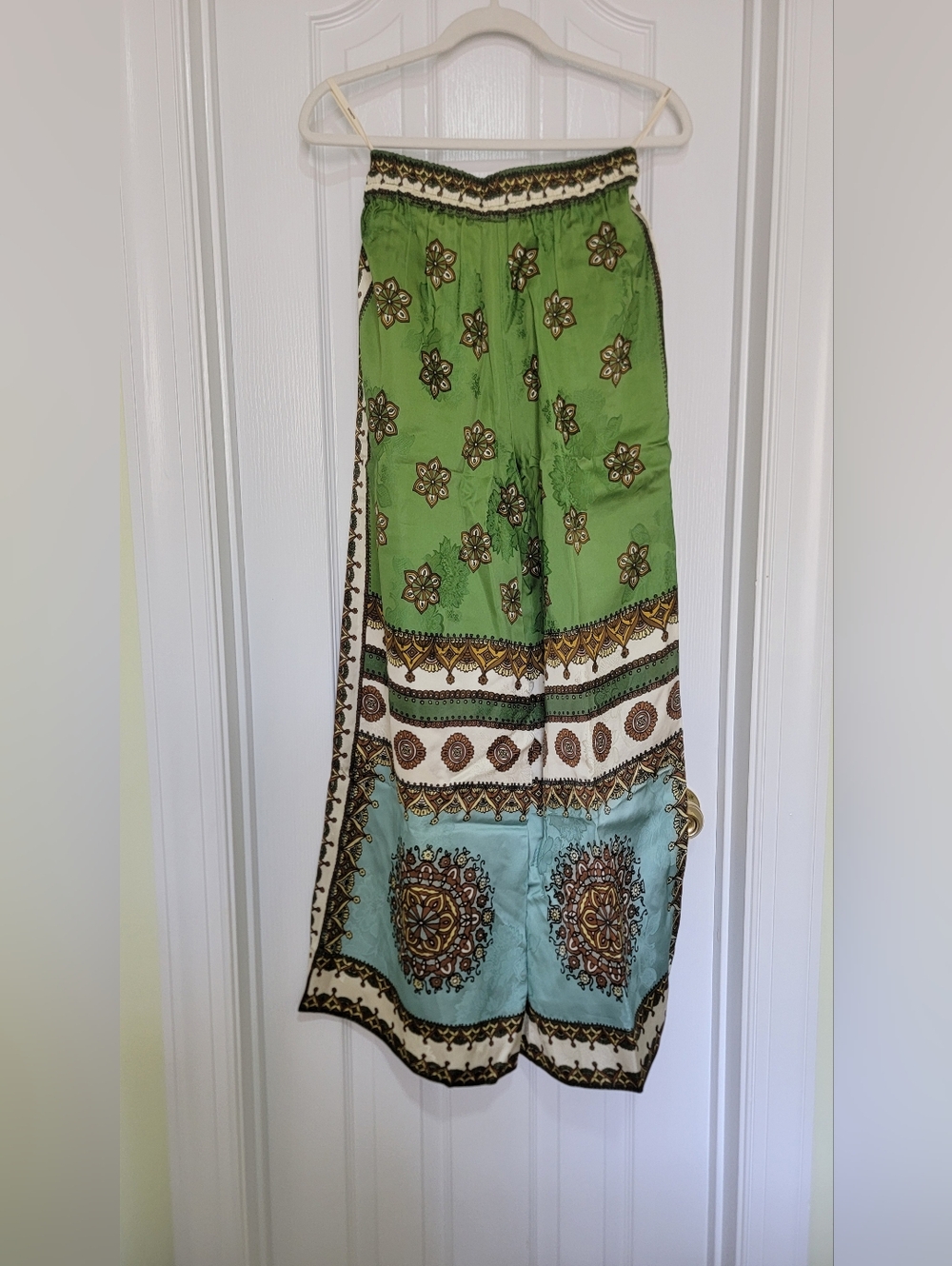 ALÉMAIS Contina Wide-Leg Jacquard Pants - Picture 5 of 7